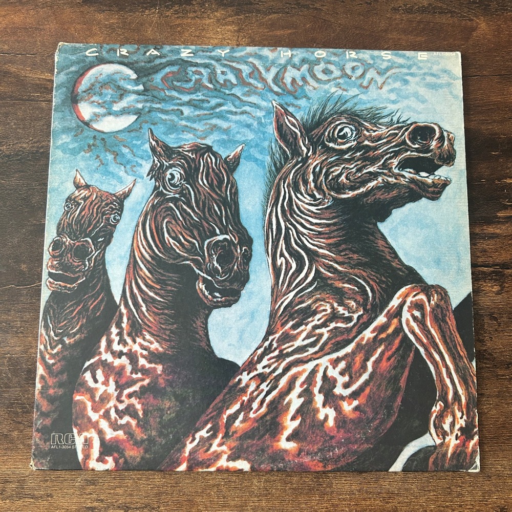 Crazy Horse Crazy Moon Vinyl LP 12" 33 RPM RCA AFL1-3054 1978 Rock Neil Young